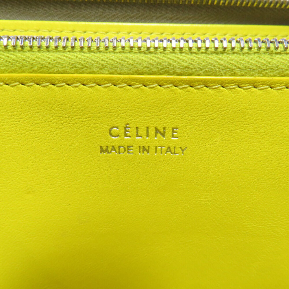 Celine calfskin long logo leather motif Wallet - Picture 6 of 8